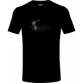 Sešité triko - Tričko dětské bavlněné - 98 cm / 2 roky ( Černá )