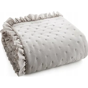 Prostěradlo Přehoz na postel Eurofirany polyester 200 cm x 220 cm béžový