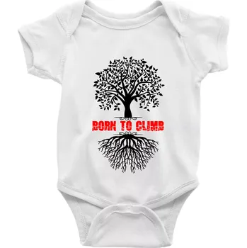 Kojenecký body Born to climb - Body kojenecké s krátkým rukávem - Krátký r. 12-18 měs ( Bílá )