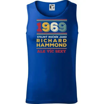 1969 stejný ročník jako Richard Hammond - Tílko pánské Core - S ( Královská modrá )