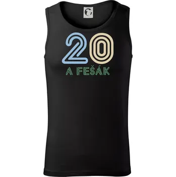 Pánské termoprádlo 20 a fešák - Tílko pánské Core - S ( Černá )