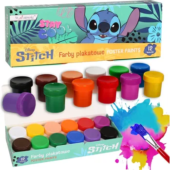 Vodová barva Plakátové barvy Disney 12 ks x 20 ml