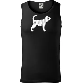 Pánské termoprádlo Bloodhound nápis v těle - Tílko pánské Core - XL ( Černá )