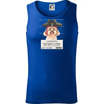 Lump a darebák pudl - Tílko pánské Core - S ( Královská modrá )