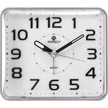 Budík Budík PERFECT 882 s alarmem, podsvícením a tichým chodem