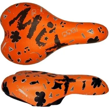 Sedlo na kolo Sedlo DDK D207C oranžové 145 mm