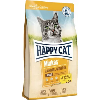 Krmivo pro kočku Happy Cat Minkas Adult Hairball Control Poultry