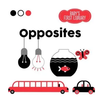 První čtění Baby Montessori: Opposites (Leporelo)