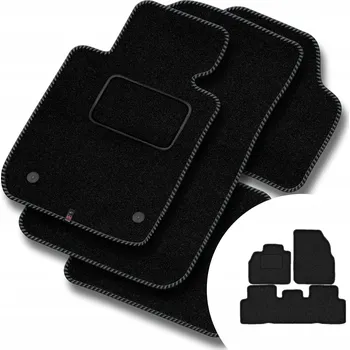 autokoberec Velurové autokoberce Motos 4 ks