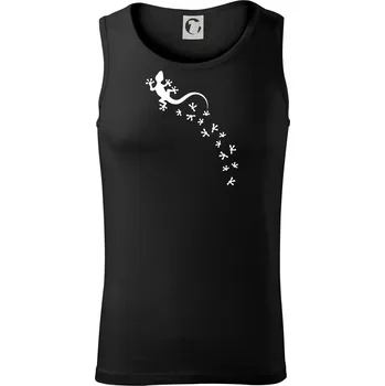 Geocaching Gekoni - Tílko pánské Core - S ( Černá )