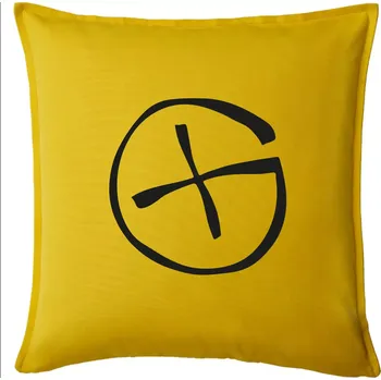 Polštář Geocachka - Polštář 50x50 - 50x50 - Pouze potah ( Žlutá )