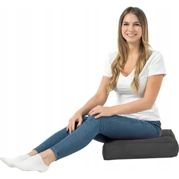 Taburet Kvadratický polštář PLUSZOVÝ taburet křeslo PERLOVÁ