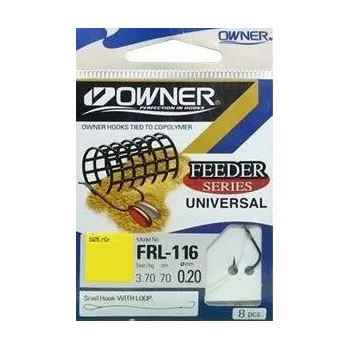 Rybářský háček Háčky na dno, s návazcem, s protihrotem Owner RL116 8 ks