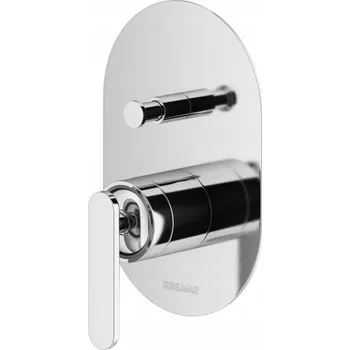 Vodovodní baterie Podomítková vanová baterie Kohlman Boxine, stříbrná