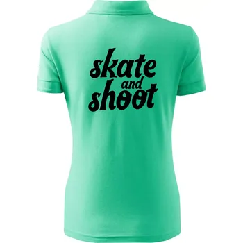 Biatlon skate and shoot - Polokošile dámská Pique Polo - XS ( Mátová )