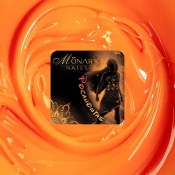 Lak na nehty Monarx Barevný gel na nehty Pocahontas 30 ml (oranžový)