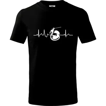 EKG svářeč - Tričko dětské bavlněné - 98 cm / 2 roky ( Černá )