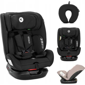 Autosedačka Autosedačka I-SIZE na pás 40-150 cm do 36 kg, možnost instalace po i proti směru jízdy + cestovní polštář