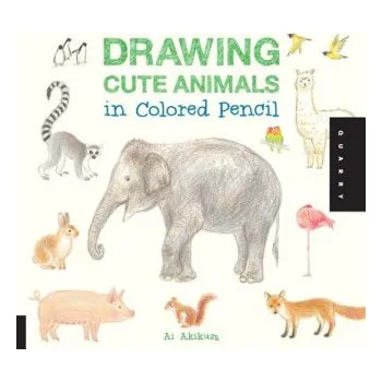 Cizojazyčná kniha Drawing Cute Animals in Colored Pencil (Ai Akikusa)(Brožovaná)