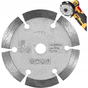 Řezný kotouč HILDA DIAMANTOVÝ KOTOUČ NA BETONU, DLAŽBU, CIHLY 75 x 10 mm
