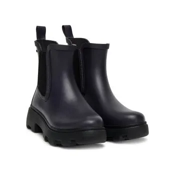 Dámské holínky Holínky Tommy Hilfiger Rubber Flag Cleated FW0FW08637 Tmavomodrá 39