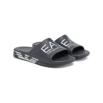 Dámské pantofle Nazouváky EA7 Emporio Armani XBP008 XK337 U501 Šedá 45