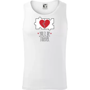You and me forever - Tílko pánské Core - L ( Bílá )