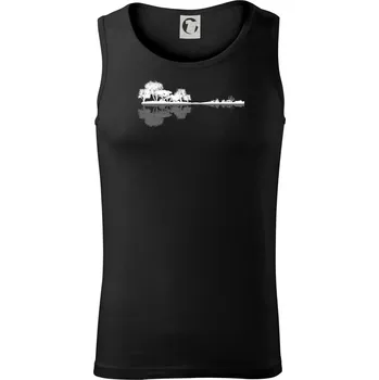 Kytara příroda - Tílko pánské Core - S ( Černá )