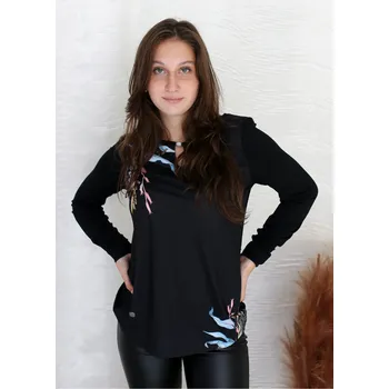 Dámské tričko Dámské triko KIXMI RENANA ČERNÁ XS