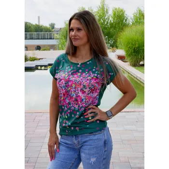 Dámské triko KIXMI SAMANTHA ZELENÁ S