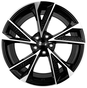 Alu kolo MAM Felgen RS6 Black Front Polish 8x18 5x112 ET45 66,6