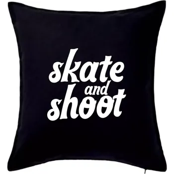 Polštář Biatlon skate and shoot - Polštář 50x50 - 50x50 - Pouze potah ( Černá )