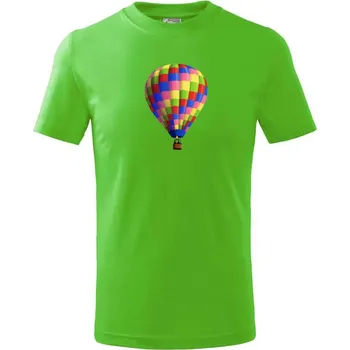 Chlapecké tričko Barevný balón - Tričko dětské bavlněné - 98 cm / 2 roky ( Apple Green )