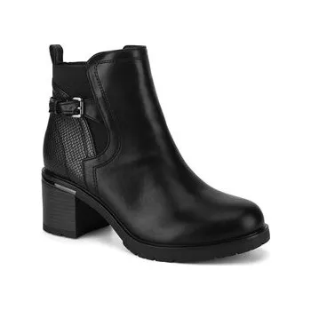 Dámské kozačky Polokozačky Clara Barson WYL3851-2 Černá 38