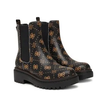 Pracovní obuv Kotníková obuv s elastickým prvkem Guess FLTLNA FAL10 Hnědá 38