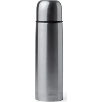 Termoska Termoska s dvojitými stěnami z z nerezové oceli, stříbrný lesk