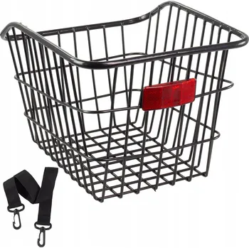 Košík na láhev Zadní košík na kolo Alucon Černý košík na kolo