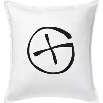 Polštář Geocachka - Polštář 50x50 - 50x50 - Pouze potah ( Bílá )