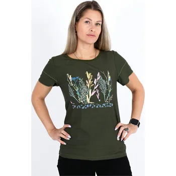 Dámské triko KIXMI RIANNA MILITARY XS