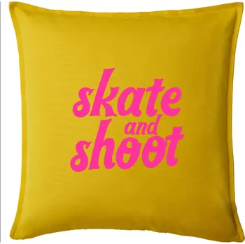 Polštář Biatlon skate and shoot růžová - Polštář 50x50 - 50x50 - Pouze potah ( Žlutá )