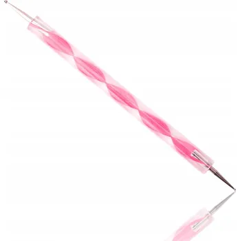 Sonda na zdobení nehtů pro francouzskou manikúru, gel, oboustranná Dlátko Lily Angel Růžová