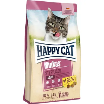 Krmivo pro kočku Happy Cat Minkas Adult Sterilised Poultry