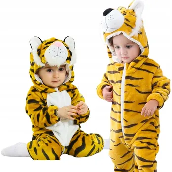 Kojenecký overall Pyžamo Overal Kigurumi Kostým Overal Tygřík Kojenecké 70: 50-
