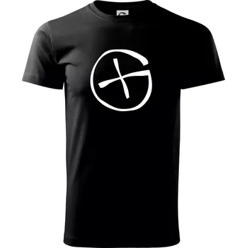 Geocachka - Triko extra velké (5-8XL) - 6XL ( Černá )