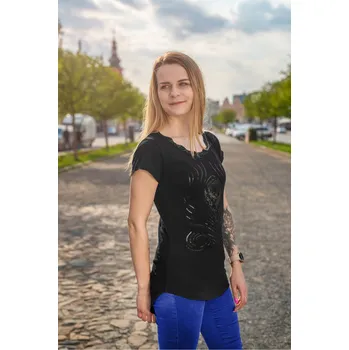 Dámské triko KIXMI NISSA ČERNÁ S