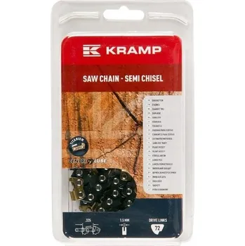 Pilový řetěz Pilový řetěz s polodlátovým profilem .325", 1,5 mm, 72 článků, s ochranou proti zpětnému rázu, Kramp