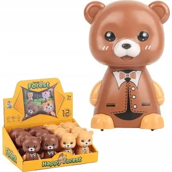 Hračka pro nejmenší MIŚ MISIU MALUCHA NACISKANY SENZORICKÝ JEZDÍCÍ