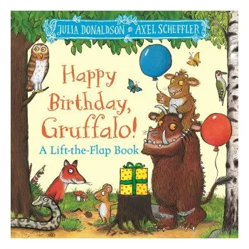 Cizojazyčná kniha Happy Birthday, Gruffalo! (Julia Donaldson)(Leporelo)