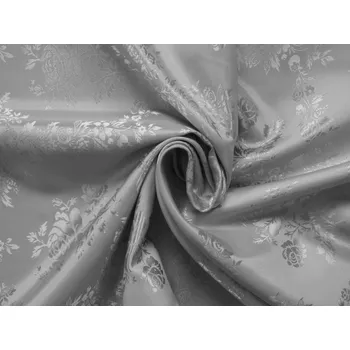 žakárová podšívka poly 536 stříbrná