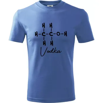 Barová chemie - vodka - Tričko dětské bavlněné - 98 cm / 2 roky ( Azurově modrá )